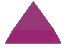 Violet Glass Spinning Pyramid